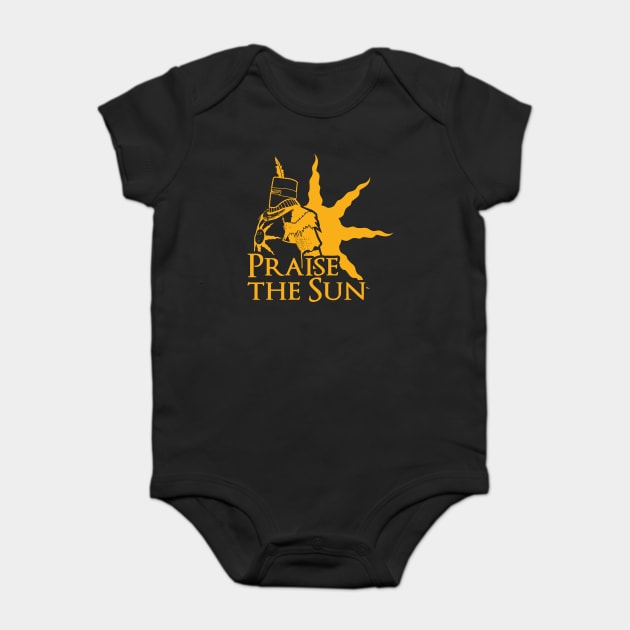 Praise The Sun - Minimal Baby Bodysuit by Xitpark